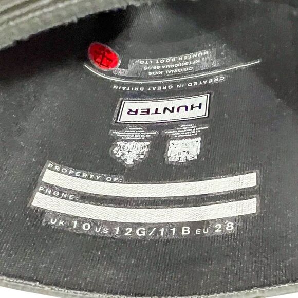 Hunter Kids Green Rain Boots - Picture 5 of 6